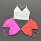 Gym Halter Top Woman Longline Strappy tank Padded Yoga Clothing Removable Cups Yoga Tank Tops Fitness Workout Running Activewear