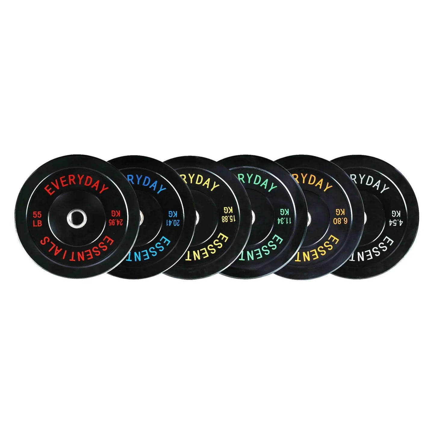 Bumper Plate Weight Plate with Steel Hub, Black, 15 lbs Single,High-density rubber plates
