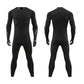 Men's Bodybuilding Activewear Fitness Suit with Elastic Compression Tights Slim Fit Workout Pants and Gym Muscle Boosting Runnin