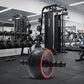 Single-wheel Ab Roller Wheel Strengthen Muscle Non-slip Ergonomic Grip Abdominal Workout Roller Strong Load Bearing
