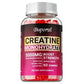 Creatine Monohydrate Gummies - Increases Endurance, Builds Muscle, Improve Athletic Performance, Energy and Focus, Non-GMO