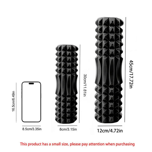 Foam Rollers for Muscle Massage 30/45CM - HIGH-Density Back Foam Roller for Back Pain Relief & Muscle Recovery in Legs & Arms