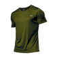 High Quality Polyester Men Running T Shirt Quick Dry Fitness Shirt Training Exercise Clothes Gym Sport Shirt Tops Lightweight