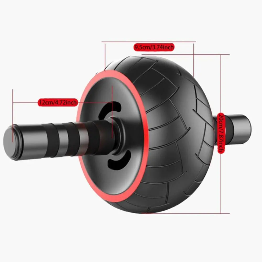 Single-wheel Ab Roller Wheel Strengthen Muscle Non-slip Ergonomic Grip Abdominal Workout Roller Strong Load Bearing