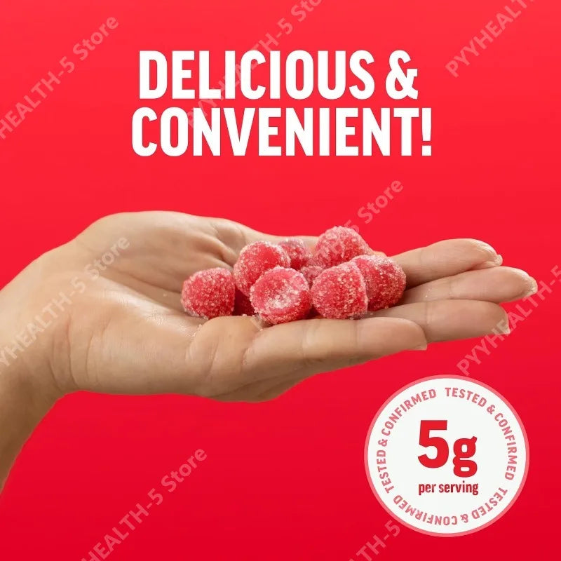 Creatine Gummies Creatine Monohydrate for Muscle Gain, Mixed Berry Men’s Multivitamins, Multivitamin for Men Plus Amino Acids