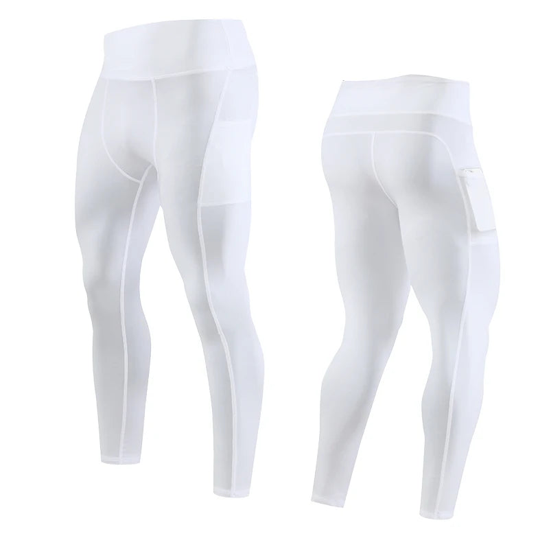 Gym Mens Fitness Running Sport Pants Athletics Tight Leggings Joggings Skinny Yoga Compression Trousers Sweatpants Dry Fit