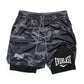 Men Running Shorts 2 in 1 Double-deck Sport Shorts Sportswear Gym Fitness Short Pants Training Jogging Bottom Men's Clothing