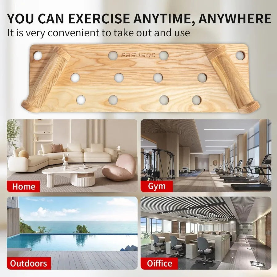 Solid Wooden Push Up Stands 10 in 1 Push Up Board Portable Gym Accessories Strength Training Equipment Original Patent Design H