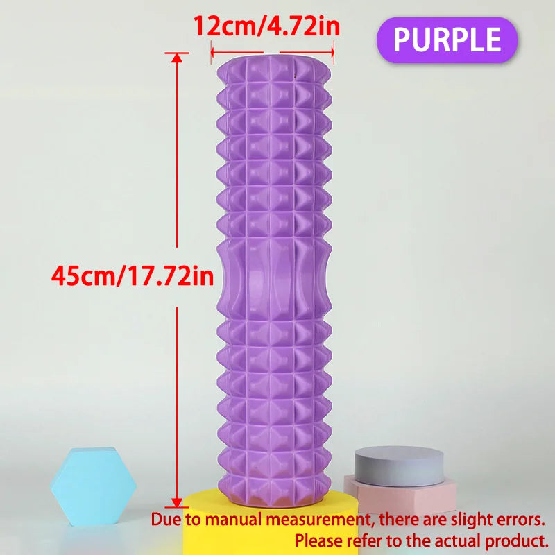 Foam Rollers for Muscle Massage 30/45CM - HIGH-Density Back Foam Roller for Back Pain Relief & Muscle Recovery in Legs & Arms