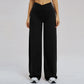 Women's High Waisted Yoga Pants Flared Leggings Workout Casual Wear Comfortable Activewear Running Fitness Sports Wide-leg Pants