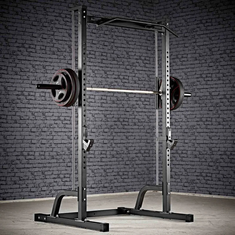 Smith Machine Squat Rack Pull-Up Trainer Multi-Functional Squat Bench Press Barbell Rack Strength Training Equipment