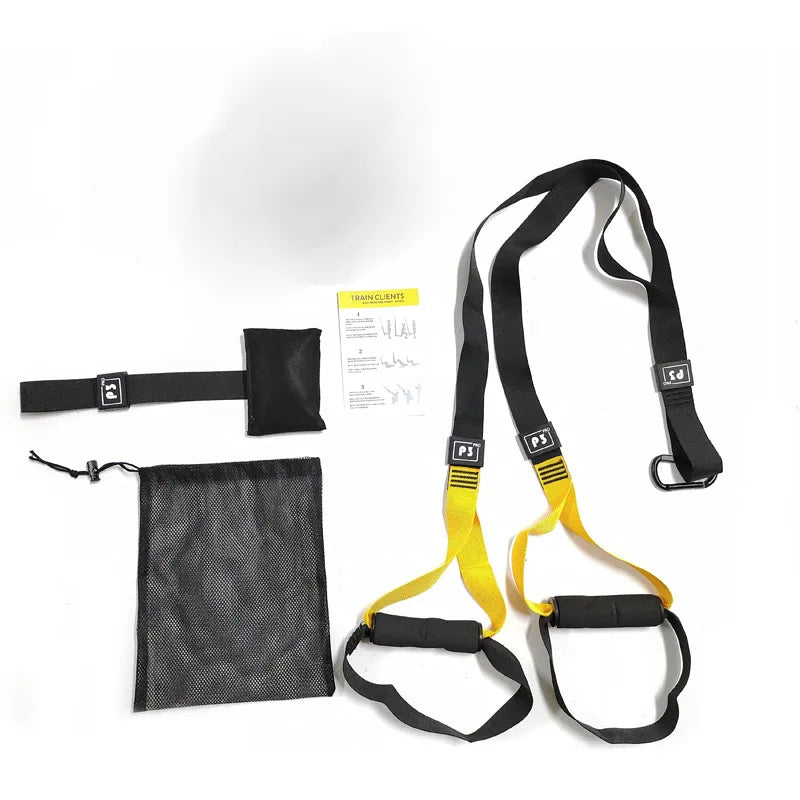 New Fitness Suspension Hanging Training Fitness Strength P3 Hanging Trainer Adjustable Yoga Belt Wall Mounted Sports Belt Yoga