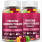 Creatine Monohydrate Gummies - 5g for Men & Women, 80 Count Creatine Chewable Supplements for Muscle Gain, Muscle Strength