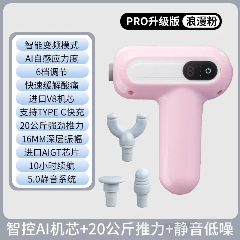 Mini Fascia Gun, Professional Mini Muscle Massager for Home Use, Electric Neck Massage Gun for Boys and Girls