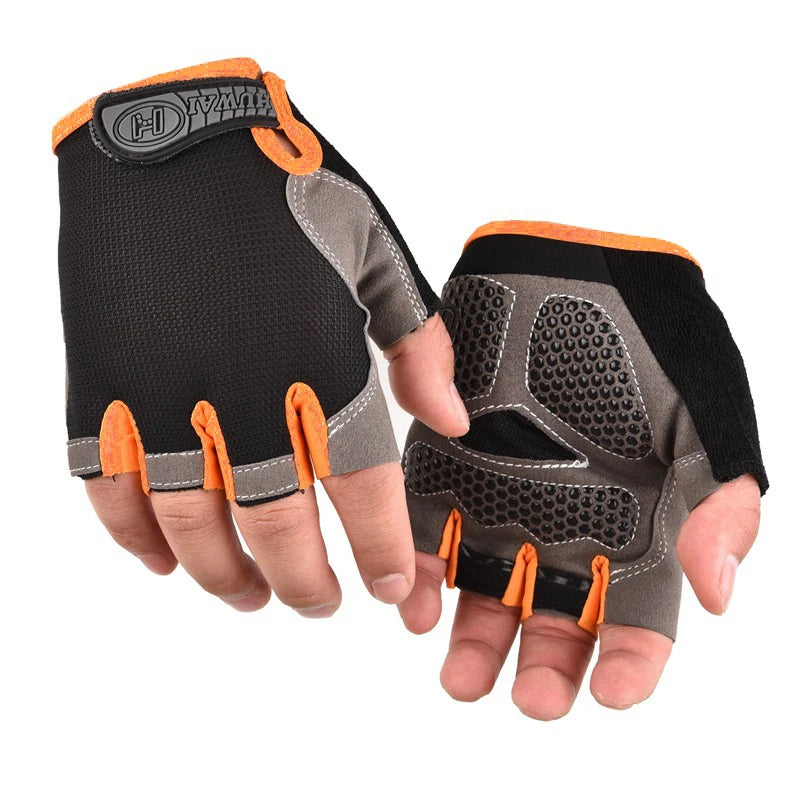 Mtb Gloves Cycling Breathable Gym Workout Gloves for Men Women Half Finger Non-slip Weight Lifting Motorcycle Fitness Gloves