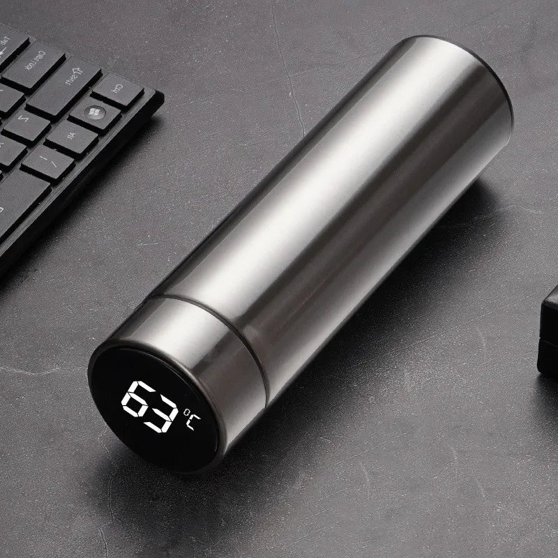 500ML Smart Thermos Water Bottle Stainless Steel Insulation Touch Intelligent Temperature Display Vacuum Flasks Cup Digital Mug