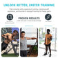 ISO-FLO Isometric Exercise Equipment - Suspension Trainer Straps Resistance Bands for Calisthenics Pilates and Strength Trainin