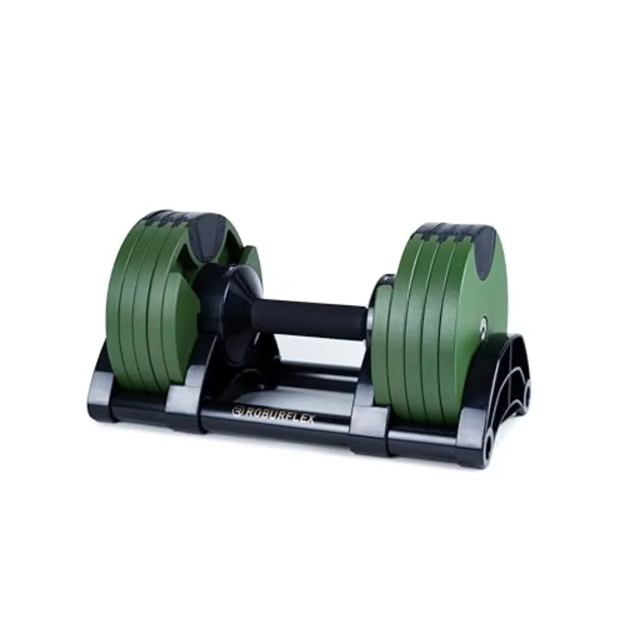 Adjustable Dumbbell Single 5-40/80lb 5lb Increments for Home Gym Fitness Up to 20 Weight Settings