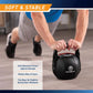 Soft Kettlebell with Handle for Weightlifting, Conditioning, Strength Training 10-40 lbs