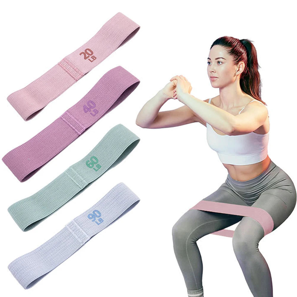 Resistance Hip Booty Bands Glute Thigh Elastic Workout Bands Squat Circle Stretch Fitness Strips Loops Yoga Gym Equipment