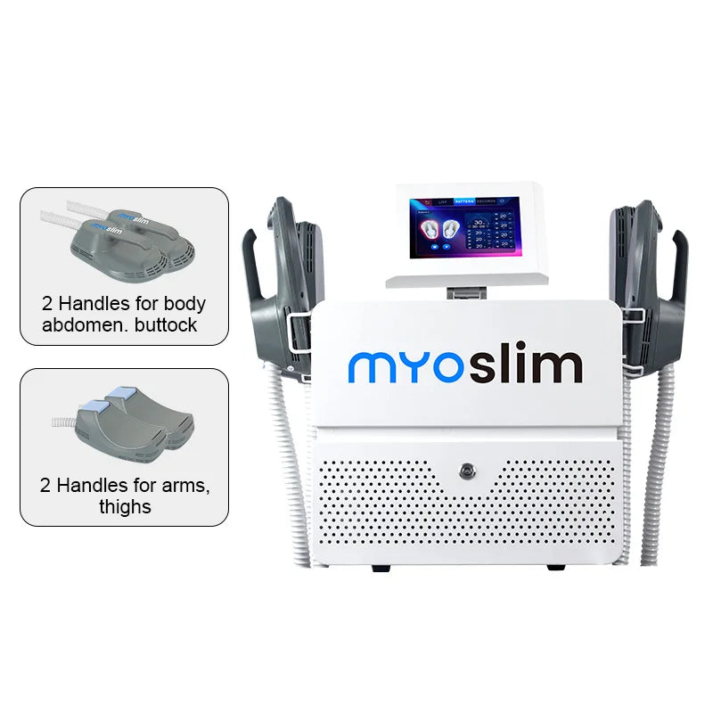 Professional Ems Body Sculpt Machine Myoslim Neo Muscle Stimulators Full Body Massager 5 handles with Pelvic Floor Cushion