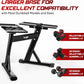 Adjustable Dumbbell Stand with 160lb Capacity, Spotter Rack & Strap for Easy Storage and Safety