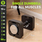 Eisenlink Adjustable Dumbbell Set 10-50/80lb 5lb Increments Quick-Lock Square Weight Dumbbells for Home Gym Fitness 50/80lb×2