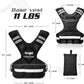 Adjustable Weighted Vest 11-32lbs Reflective Strip for Men & Women Strength Training