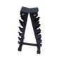 5-Tier Heavy Duty Dumbbell Rack Steel Stand for 5 Pairs Dumbbells