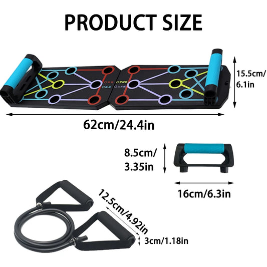 Folding Push-up Board Support Muscle Exercise Multifunctional Table Portable Fitness Equipment Abdominal Enhancement Support
