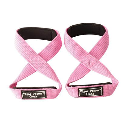 Power Grip Powerlifting Gym Wrist Straps Cross Training Figure 8 Weight Lifting Straps