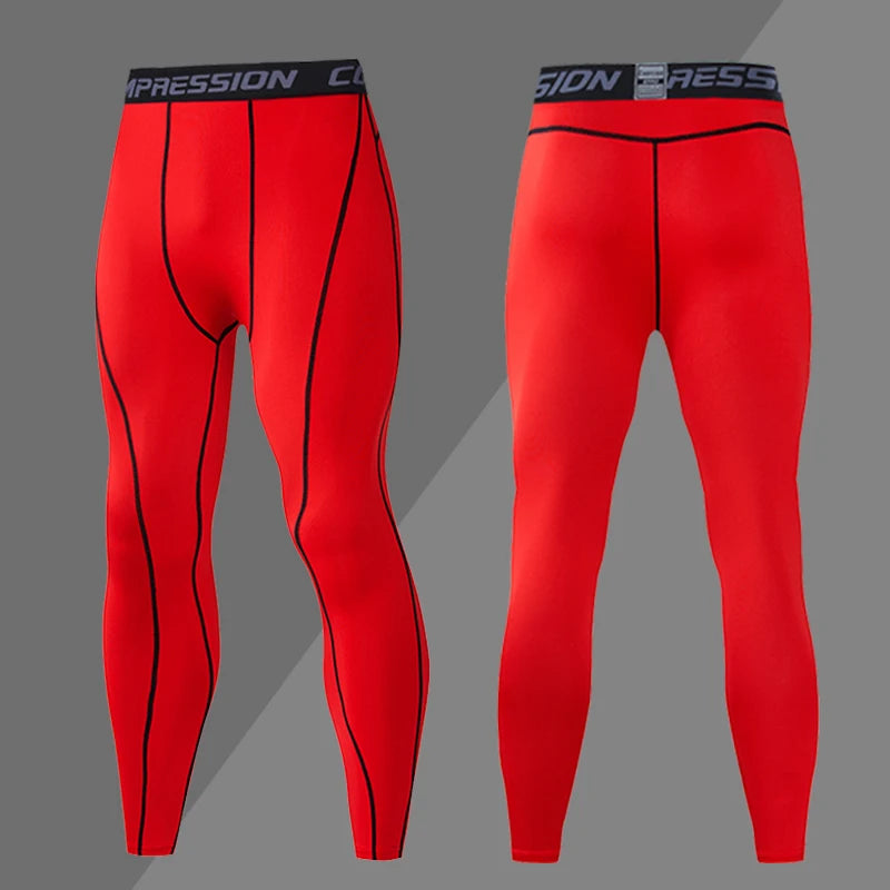 Gym Mens Fitness Running Sport Pants Athletics Tight Leggings Joggings Skinny Yoga Compression Trousers Sweatpants Dry Fit