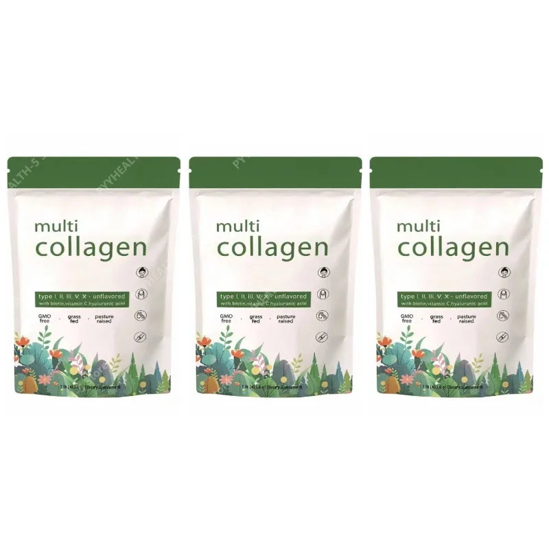 Hydrolyzed Collagen Protein Powder for Skin Elasticity and Joint Mobility Support, Unflavored Supplement, 453g
