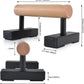 Wood Floor Push Up Bars for Men,Anti-slip Handstand Parallettes Bars, Strength Training Push-Up Stands for Calisthenics, Fitness