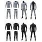 Men's Bodybuilding Activewear Fitness Suit with Elastic Compression Tights Slim Fit Workout Pants and Gym Muscle Boosting Runnin
