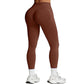 Gym Seamless Women Solid Waist Yoga Pants Three-section Waist Sexy Hip-lifting Tight Sports Pants Fitness Exercise Yoga Pants