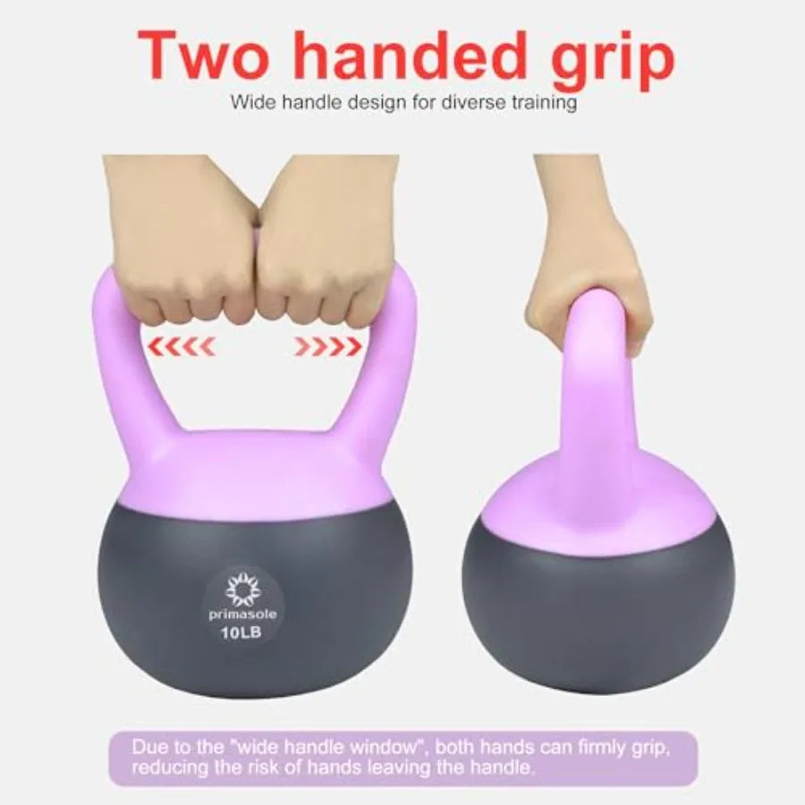 Soft Kettlebell 10.15lbs Kettlebell Set Shook Resistance Base Anti Slip Hand Kettlebell Weights for Women and Men Home Workout