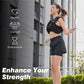 Weighted vest for men and women with reflective strips for exercise, strength training, running, and walking