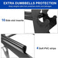 Heavy-Duty Dumbbell Rack with 400 lbs Capacity, Space-Saving A-Frame Design for Home Gym Storage