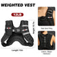 Weighted vest for men and women with reflective strips for exercise, strength training, running, and walking