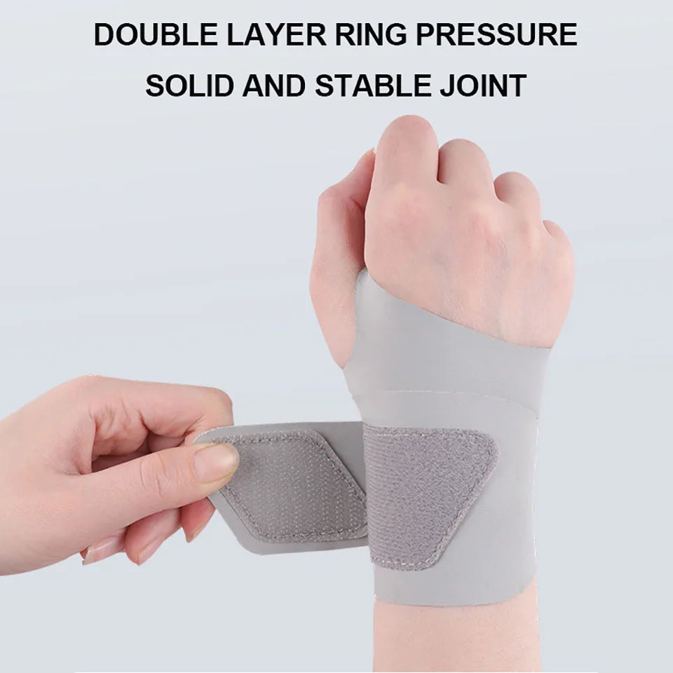 GTUBIKE 1PCS Wrist Brace - Ultra Thin Carpal Tunnel Support for Pain Relief from Arthritis- Adjustable Wrist Wrap for Sports