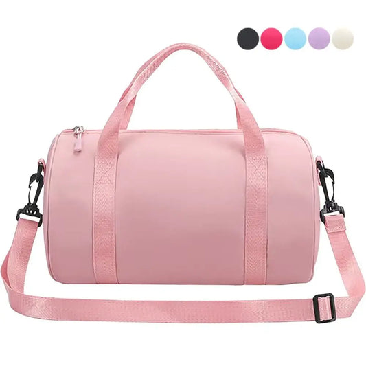 New Mini Gym Bag Solid Color Waterproof Sports Bags Large Capacity Lightweight Yoga Bag for Women