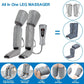Leg Massager for Circulation - Foot and Calf Massager, Air Compression Leg Wraps Massage Boots Machine for Home Use Leg Massage