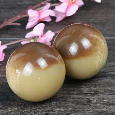 Bull horn solid ball muscle relaxation fitness ball handball middle-aged and elderly health care ball players play massage ball