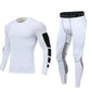 Men's Bodybuilding Activewear Fitness Suit with Elastic Compression Tights Slim Fit Workout Pants and Gym Muscle Boosting Runnin