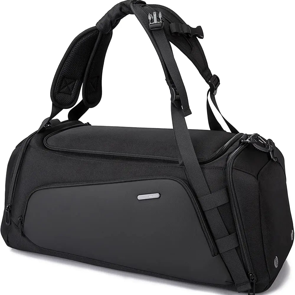 Bange Unisex Gym bag for Men Suitcase Multifunction Backpack Large Waterproof Anti-stain Men Duffle Bag Travel Hand Luggage Bags