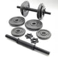 Adjustable Dumbbell Weight Set for Home Gym Steel Construction Black Finish Adjustable from 5 to 50 lbs with Quick-Change Syste