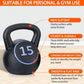 Kettlebell Sets 3/4 Piece for Women Men Home Gym Exercise Kettle bell Fitness Strength Training Kettlebells 5/10/15/20 lbs Full