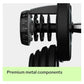 Results Series SelectTech Dumbbells Adjustable Weight Home Gym Dumbbells with Quick-Adjust Mechanism in Black and Silve