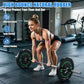2-Inch Bumper Plates Barbell Rubber Weight Plates Set for Home Gym Strength Training 20-260lbs Multiple Options